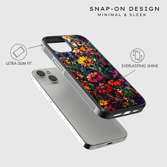 Floral Phone Cover – iPhone 16, 15 Pro, 14, Galaxy S25, S24, S24 Ultra, Pixel 9 - Picture 6 of 9